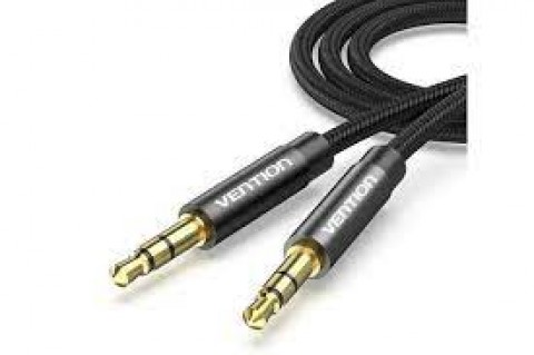 Laidas 3.5mm - 3.5mm stereo (K-K) 2m pintas gold Vention